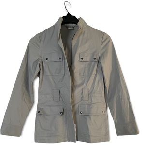 Côté Femme Women’s Gray Zipper Front Jacket Size 4.